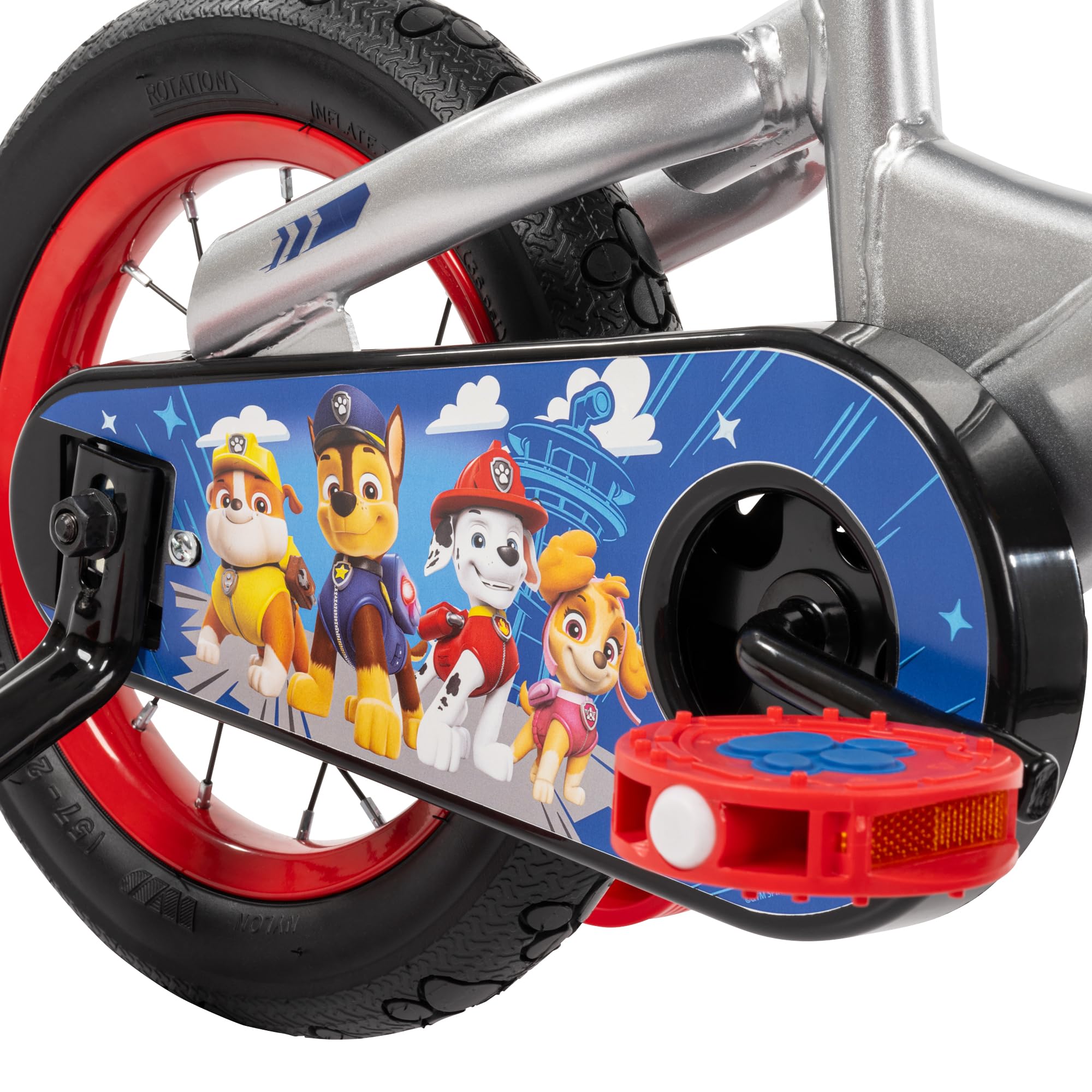 Amazon | Huffy Paw Patrol 12インチ キッズバイク 補助輪付き LED